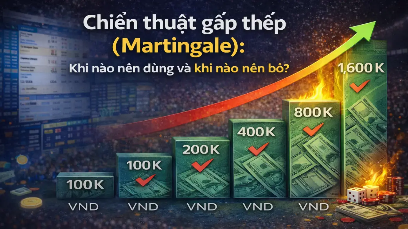 Chiến thuật gấp thếp (Martingale): Khi nào nên dùng và khi nào nên bỏ?